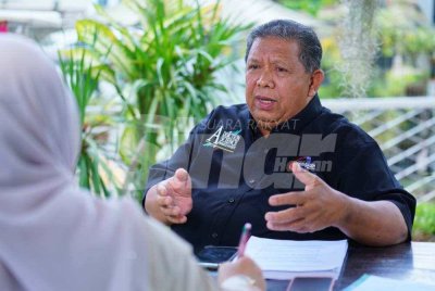 Abd Halim ketika ditemubual wartawan Sinar Harian, Farah Shazwani Ali. Foto: Mohd Halim Abdul Wahid 