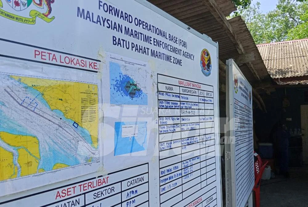 Operasi mencari dan menyelamat dua nelayan yang dikhuatiri hilang di perairan Rengit Batu Pahat giat dijalankan.