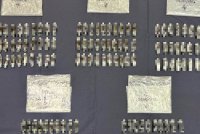 Bekas vape berisi cecair dadah jenis syabu yang dirampas daripada suspek.