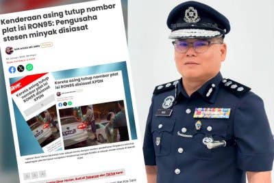 Seng Lee memaklumkan, pemilik kenderaan bernombor pendaftaran Singapura yang dikesan mengisi petrol RON95 di sebuah stesen minyak di negara ini telah berjaya dikesan.
