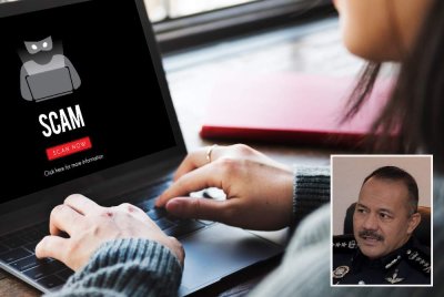 Azizee (gambar kecil) mengingatkan orang ramai agar sentiasa berwaspada terhadap sebarang tawaran pelaburan. Foto hiasan