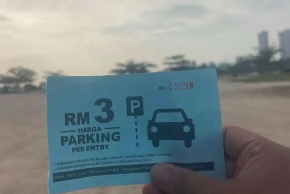 Kutipan parkir RM3 yang mula beroperasi di Pantai Klebang pada hujung minggu lalu disahkan haram 