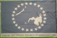 Cadangan bendera Republik Persekutuan Mindanao. Foto: Agensi