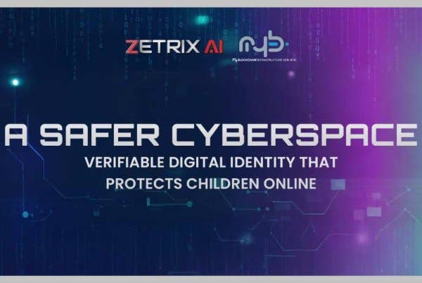 My Blockchain Infrastructure menyokong penyelesaian identiti digital boleh sah yang dibangunkan oleh Zetrix bagi melindungi pengguna bawah umur dan mewujudkan ruang siber yang lebih selamat di samping mengekalkan perlindungan privasi.