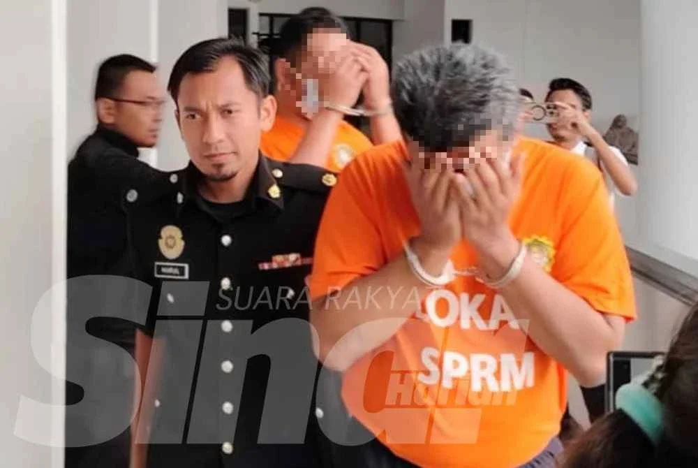 Kesemua suspek direman enam hari bagi membantu siasatan kes menerima suapan melindungi PATI.