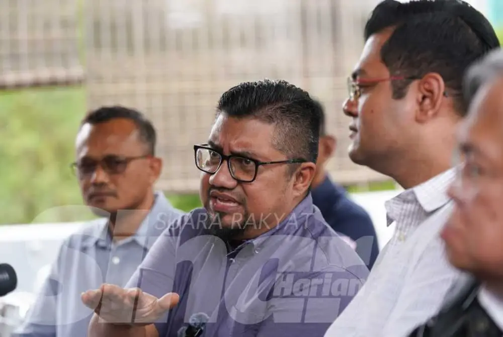 Badrul Hisham ketika sidang media di Kuala Lumpur pada Selasa.