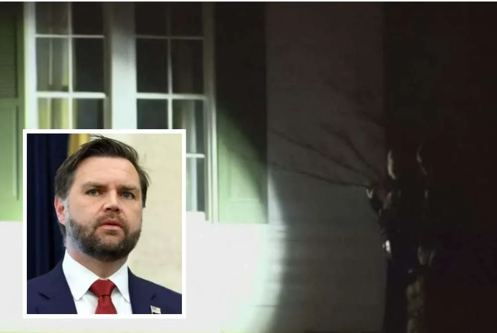 Pelaku hanya sempat memecahkan tingkap kediaman itu. Gambar kecil: Vance - Foto Agensi