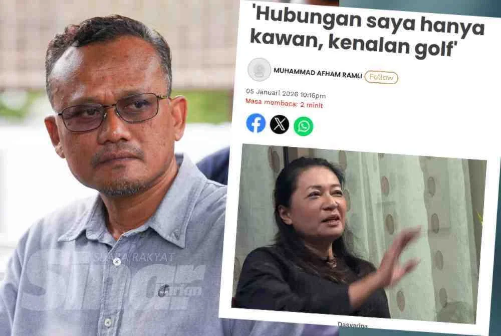 Sariman mengatakan dia nikah sah dengan Dasyarina Sarilah Daud di luar negara.