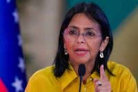 Delcy Rodriguez. Foto AP