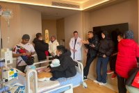 Ketua Pemuda UMNO, Datuk Dr Muhamad Akmal Saleh bersama isteri meluangkan masa sejam menziarahi Medina di China pada Selasa.