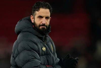 Amorim hanya mencatat 38.71 peratus kemenangan sepanjang bersama United, rekod terburuk sejak Frank O’Farrell pada 1971. Foto Agensi