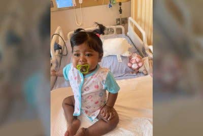 Perkembangan semasa Medina yang masih berada di sebuah hospital di China.