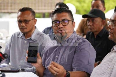 Badrul Hisham (tengah) ketika sidang akhbar di Kuala Lumpur pada Selasa.