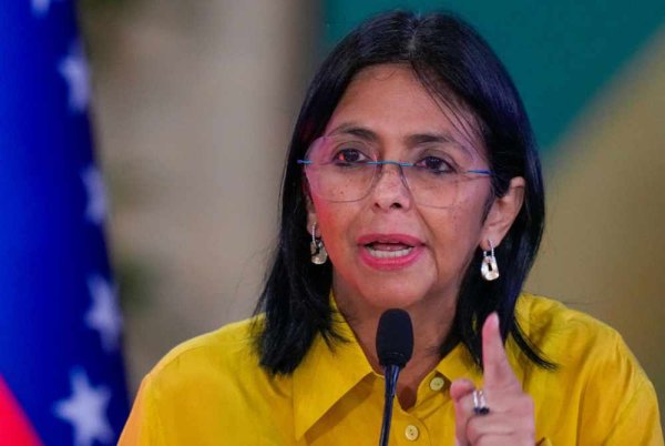 Delcy Rodriguez. Foto AP