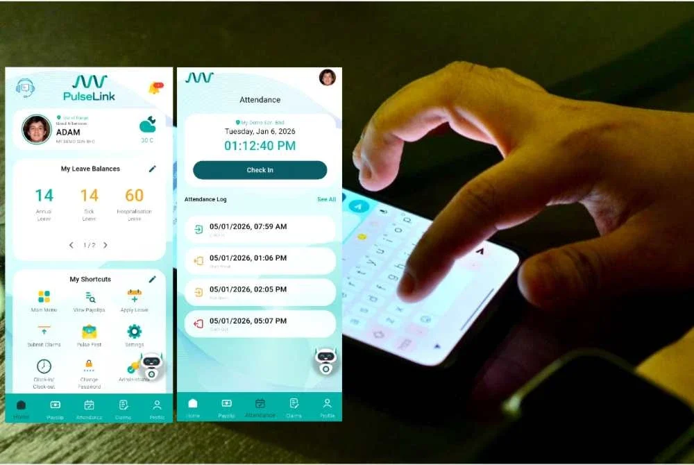 Antara ciri terkandung dalam modul HR termasuk kehadiran dan pekerja juga boleh memohon cuti secara dalam talian.