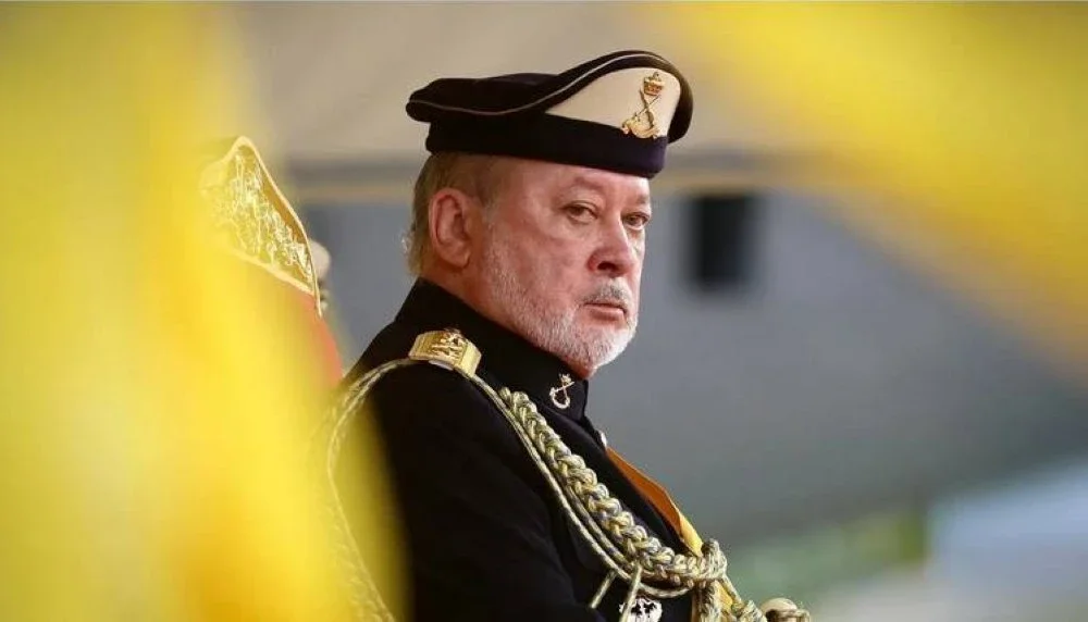 Yang di-Pertuan Agong Sultan Ibrahim.