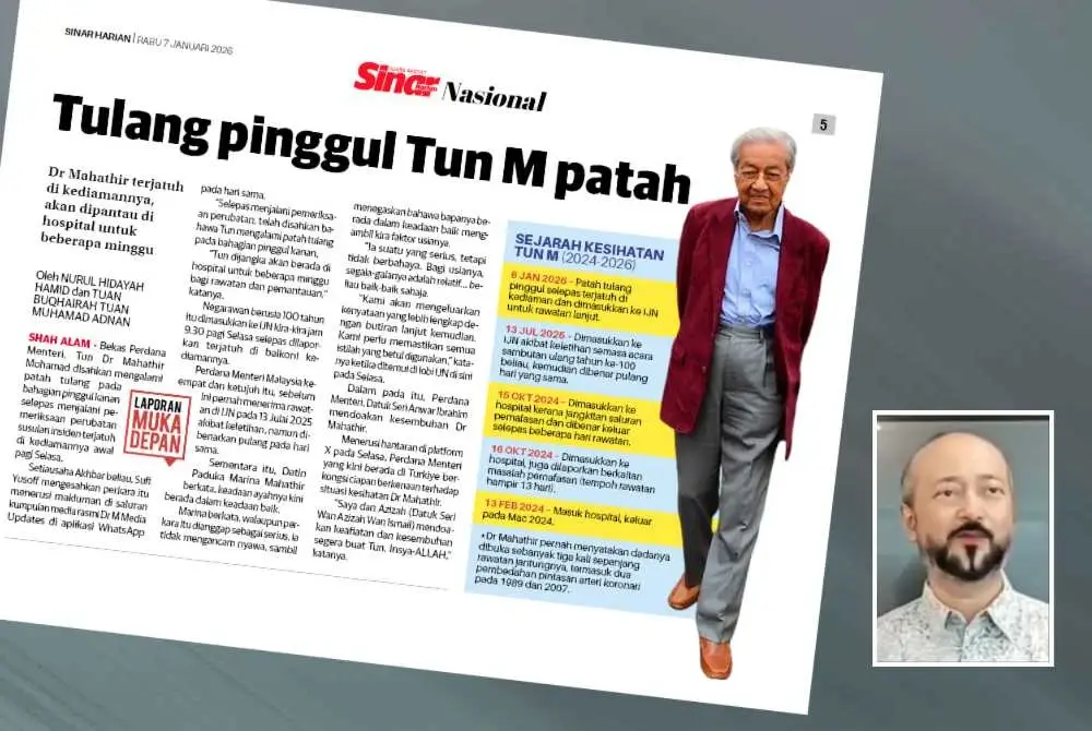 Mukhriz berkongsi perkembangan keadaan bapanya menerusi satu video yang diterbitkan pada Rabu.