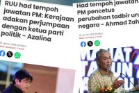 Laporan Sinar Harian berhubung RUU had tempoh jawatan PM.