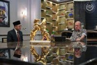 Sultan Ibrahim berkenan menerima menghadap Steven di Istana Bukit Tunku, Kuala Lumpur pada Rabu. Foto: FB Sultan Ibrahim Sultan Iskandar