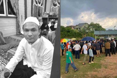 Jenazah Abdul Hamid selamat dikebumikan di Tanah Perkuburan Islam Taman Seri Nanding 