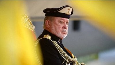 Yang di-Pertuan Agong Sultan Ibrahim.