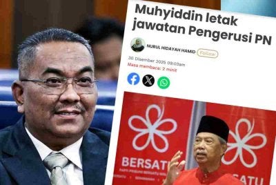 Muhammad Sanusi mengatakan peletakan jawatan Muhyiddin hanya sah selepas dibincangkan dan diterima dalam mesyuarat rasmi PN.