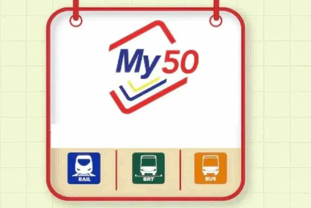 Pas perjalanan bulanan My50 yang disubsidi kerajaan turut memberi manfaat besar kepada pengguna kerana melibatkan kedua-dua perkhidmatan bas dan rel.