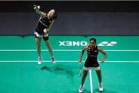 Pearly-Thinaah gagal mara ke suku akhir Terbuka Malaysia. FOTO: BERNAMA