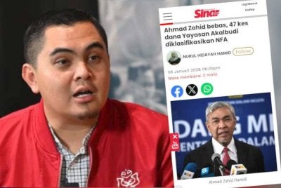 Dr Muhamad Akmal meluahkan rasa syukur susulan keputusan AGC yang memutuskan untuk tidak meneruskan pendakwaan terhadap Ahmad Zahid.