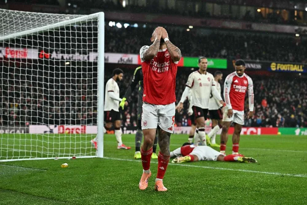 Arsenal diikat Liverpool tanpa jaringan dalam aksi Liga Perdana Inggeris. Foto: AFP