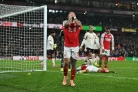 Arsenal diikat Liverpool tanpa jaringan dalam aksi Liga Perdana Inggeris. Foto: AFP