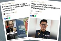 Laporan Sinar Harian berhubung dakwaan isu pemandu e-hailing langgar peraturan di Kelantan dan Terengganu