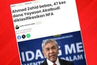 Pertubuhan masyarakat sivil gesa AGC jelaskan keputusan NFA kes Ahmad Zahid.