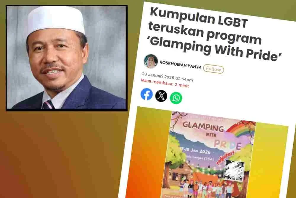 Laporan Sinar Harian pada 9 Januari 2026. Gambar kecil: Ahmad 