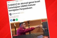 Baru-baru ini tercetus kontroversi ekoran kenyataan Dr Muhamad Akmal agar UMNO kaji balik kedudukan dalam Kerajaan Madani.