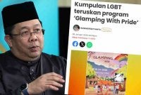 Sirajuddin berkata, Jakim memantau rapi penganjuran program 'Glamping With Pride' dan tidak berkompromi dengan usaha menormalisasikan perlakuan seks songsang.