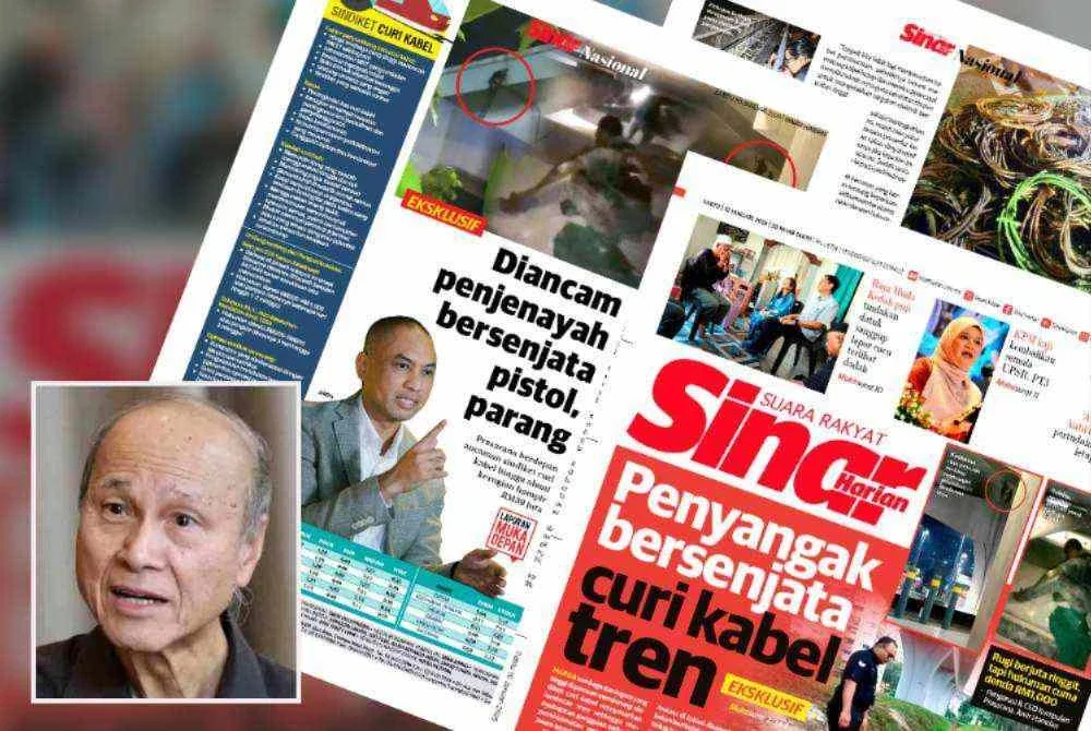 Lam Thye (gambar kecil) berpandangan, kerajaan perlu bertindak tegas melalui proses perundangan di samping memberi tumpuan keuntungan haram dan aktiviti menerima atau berurus niaga barangan curi.