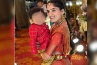 Sushma bersama anaknya berusia 10 bulan yang ditemui mati selepas didakwa diberi minum racun. - Agensi