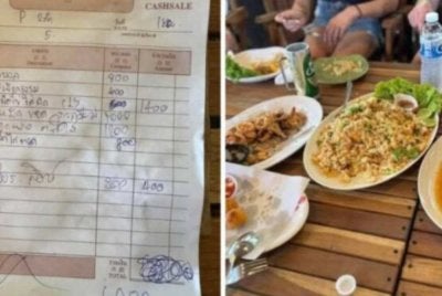 Perkongsian harga makanan yang tidak masuk akal oleh pelanggan itu mendapat pelbagai reaksi daripada warganet.- Foto Agensi