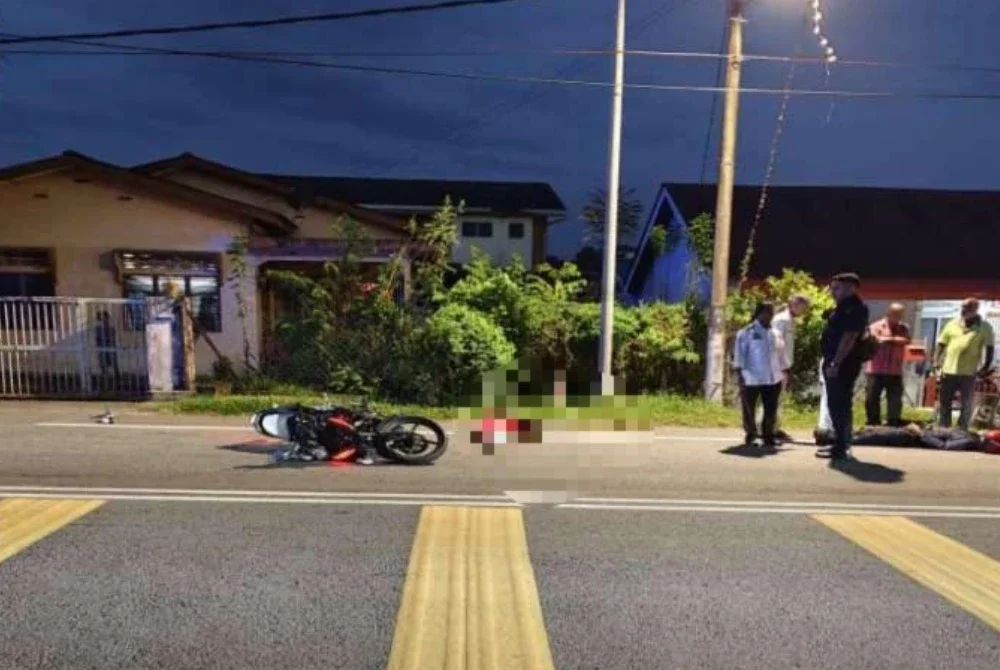 Seorang wanita warga emas maut selepas dilanggar sebuah motosikal yang ditunggang anggota polis
