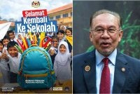 Anwar mengucapkan selamat kembali ke sekolah kepada semua pelajar khususnya murid Tahun 1 sempena pembukaan sesi persekolahan baharu 2026.