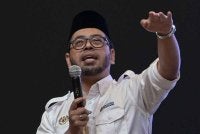 Zulkifli menyampaikan ucapan pada Majlis Amanat Menteri di Jabatan Perdana Menteri (Hal Ehwal Agama) di Kompleks Islam Putrajaya pada Isnin. Foto Bernama