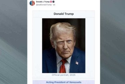 Tangkap layar platform media sosial milik Donald Trump di truthsocial.com/@realDonaldTrump