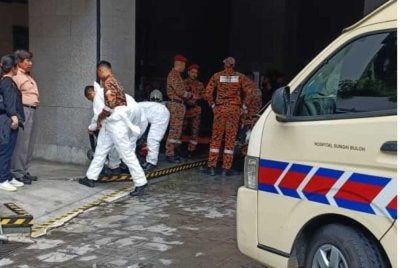 Keadaan di lokasi kejadian pada Isnin.