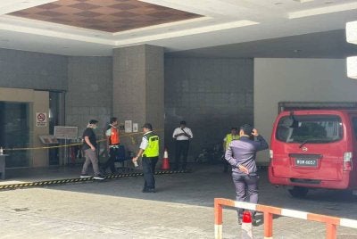 Situasi di lokasi kejadian. 