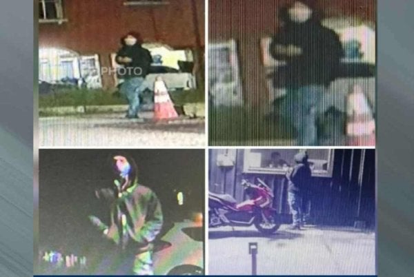 Rakam CCTV yang memaparkan suspek utama dilihat masuk ke pangsapuri mangsa yang ditemui maut dengan 12 kesan tikaman di Mantin, di sini, pagi 30 Disember lalu. FOTO IHSAN POLIS