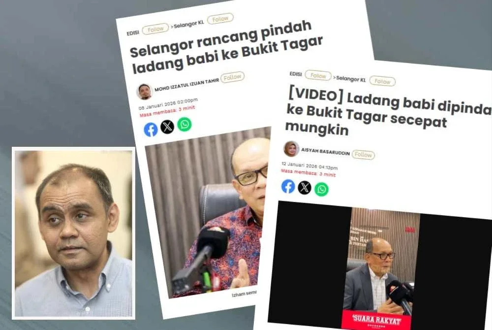 Laporan Sinar Harian berhubung cadangan ladang babi dipindah ke Bukit Tagar secepat mungkin - Gambar kecil (Randolph Jerimiah)