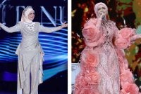 Siti Nurhaliza memilih lagu Purnama Merindu, Dialah Di Hati, Wajah Kekasih, Jerat Percintaan dan Percayalah sebagai pembuka tirai, berjaya mengembalikan nostalgia peminatnya. Foto FB Perbadanan Stadium Malaysia