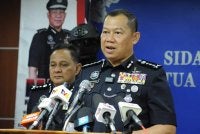 A Rahaman pada sidang media di IPK Johor pada Selasa.