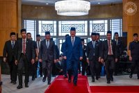Anwar menghadiri Mesyuarat Majlis Kebangsaan Bagi Hal Ehwal Agama Islam Malaysia (MKI) Kali Ke-74 yang dipengerusikan oleh Sultan Perak, Sultan Nazrin Muizzuddin Shah.